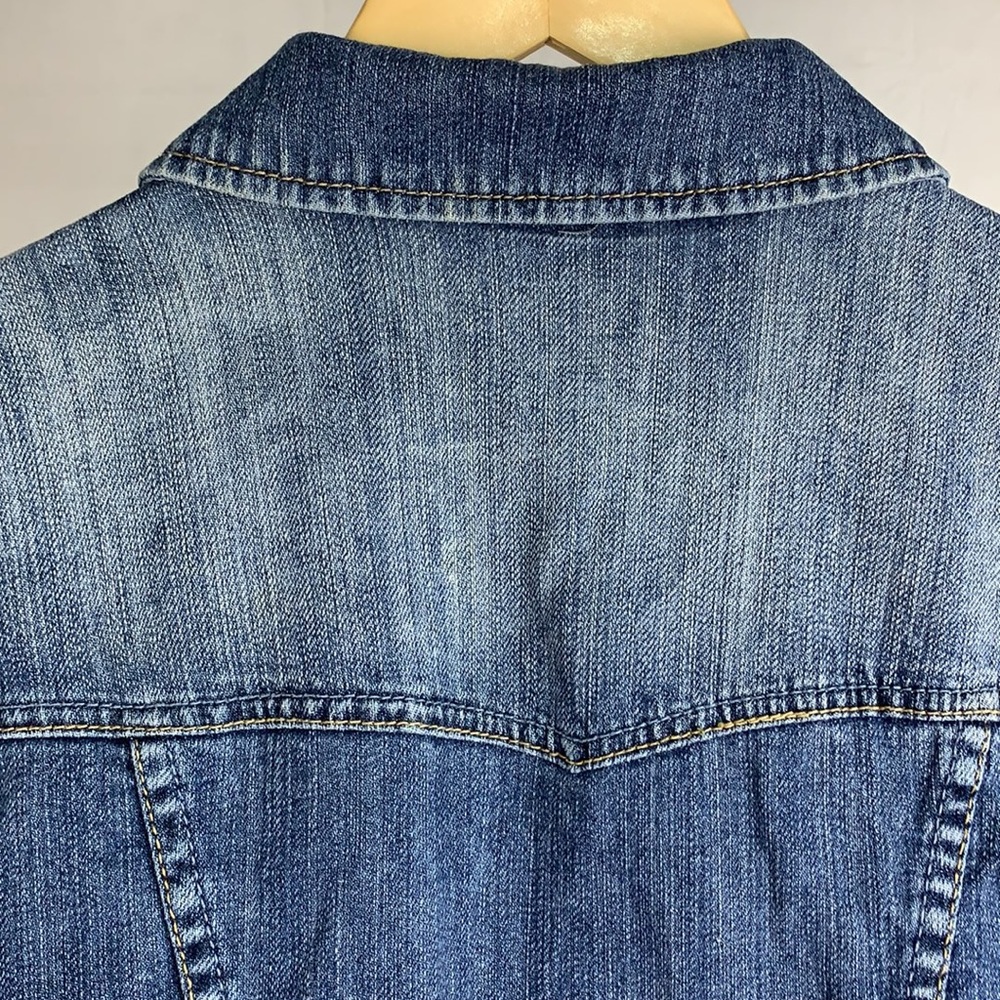 Lane Bryant Blue Denim Jean Jacket - Picture 9 of 16